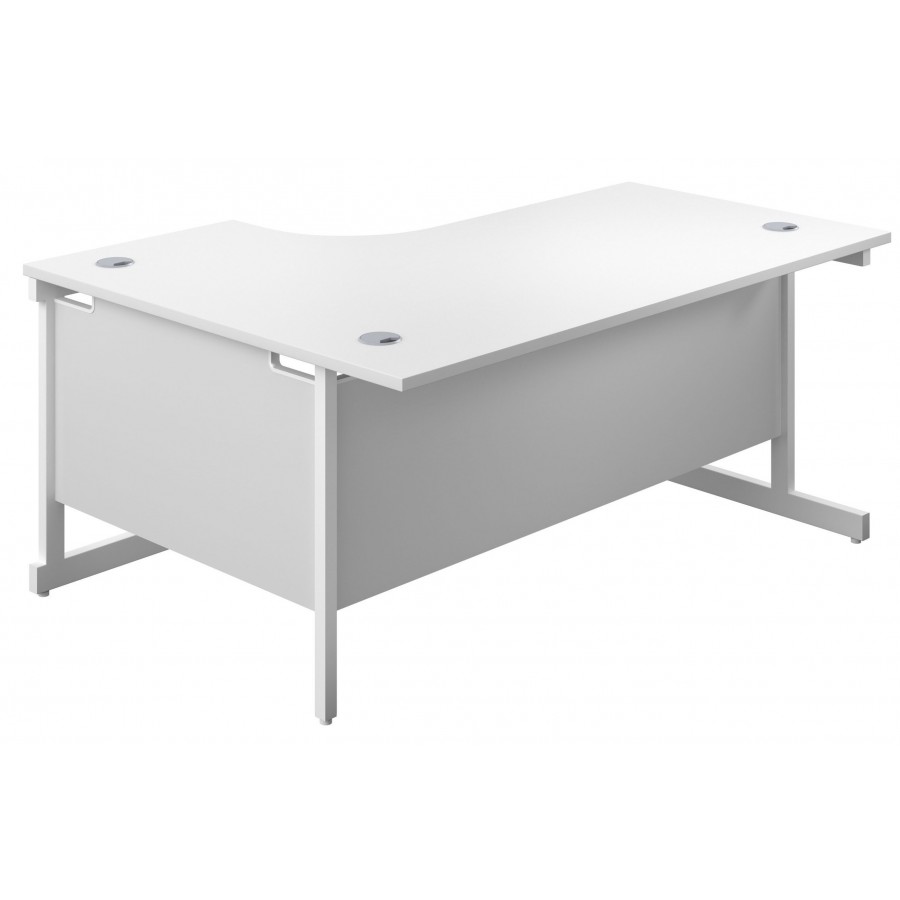 Olton Single Cantilever Corner Office Desk